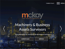 Tablet Screenshot of mckay.ie